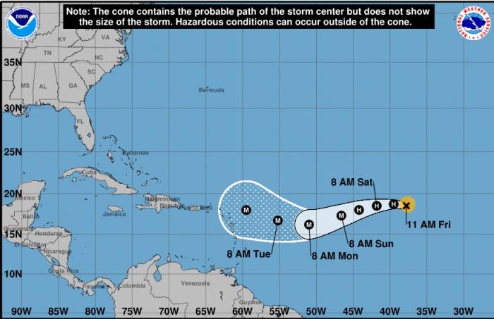 L'ouragan IRMA rétrogradé en catégorie 2