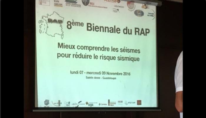 La 8e biennale du Réseau Accélorométrique Permanent ? C'est en Guadeloupe !