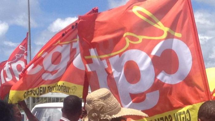 La CGTM SOEM mobilisée au Lamentin (972)