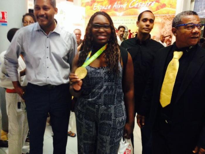 La championne olympique Emilie Andéol de retour en Martinique