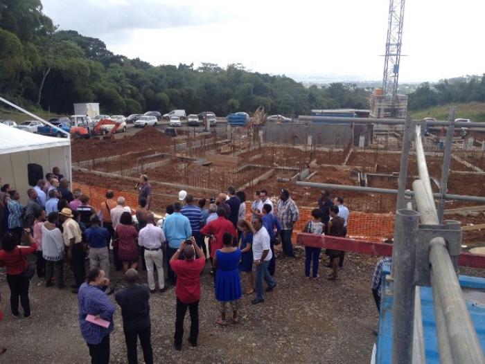 La construction du nouvel hôpital à Saint-Joseph a débuté