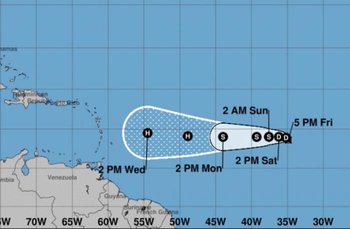 La dépression tropicale numéro 9 est née et pourrait concerner l'arc antillais