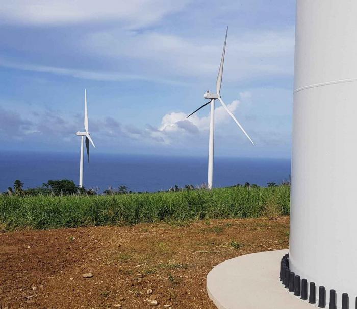 La ferme d'éoliennes de Grand Rivière est en service