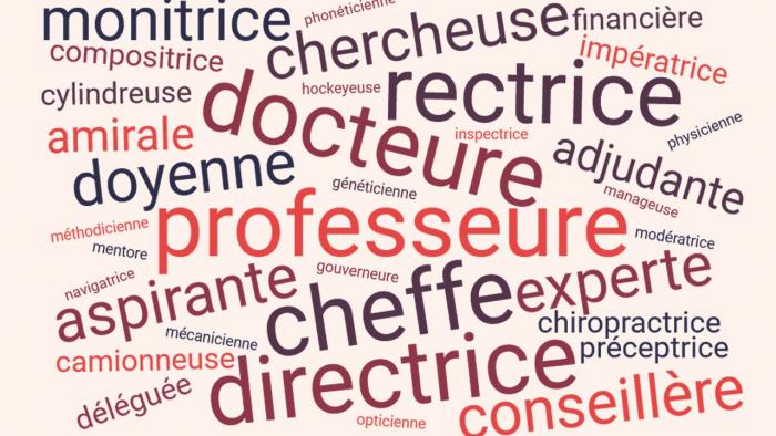 La "féminisation des noms de métiers" à l'ordre du jour