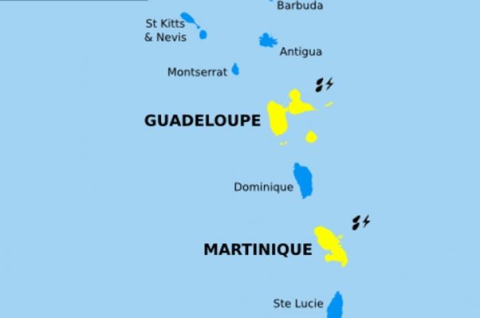La Guadeloupe passe en vigilance jaune, la prudence est recommandée