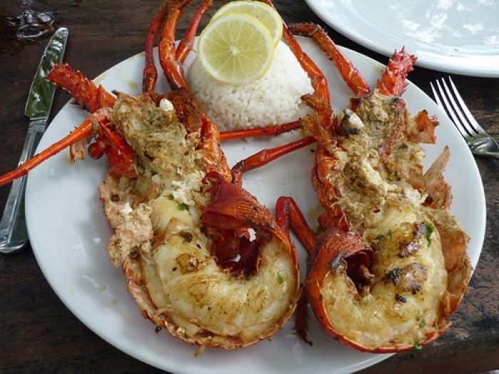 La langouste, le mets de la Saint-Sylvestre