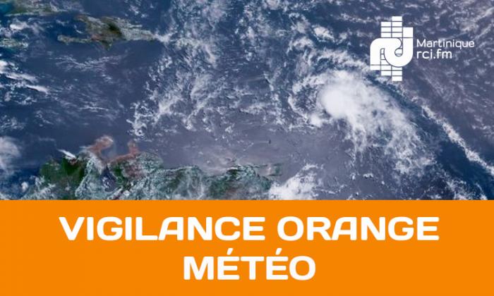 La Martinique en vigilance orange pour fortes pluies et orages et jaune pour vents violents et mer dangereuse à la côte