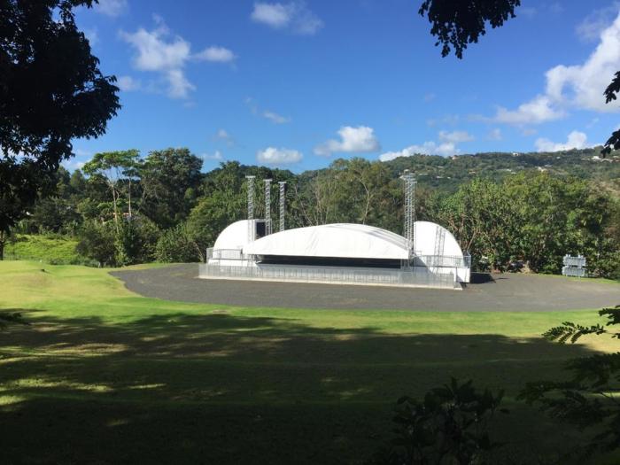 La plus grande scène de Martinique bientôt inaugurée