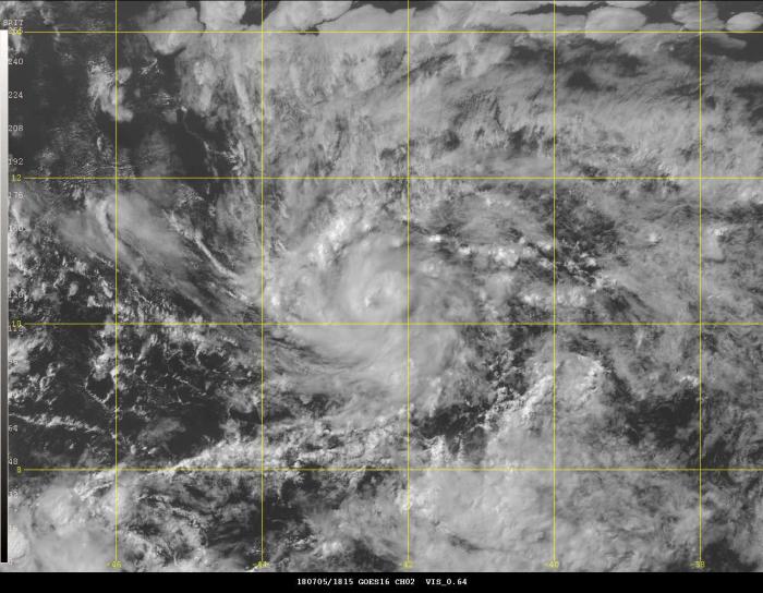 La tempête tropicale Beryl est née
