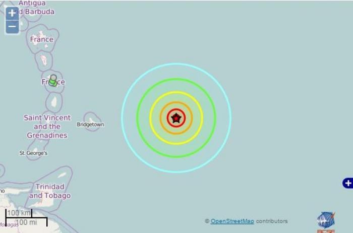La terre a tremblé en Martinique