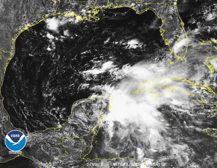 La toute première tempête tropicale baptisée. Les Antilles pas concernées