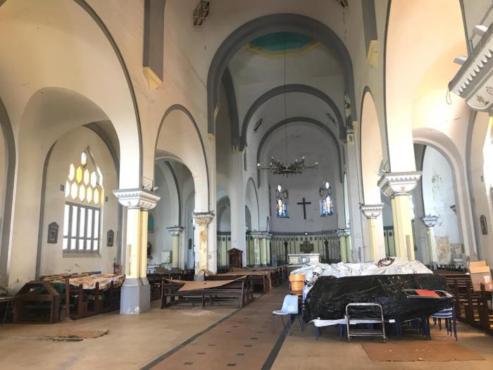 Lancement des travaux de l'église Sainte Thérèse