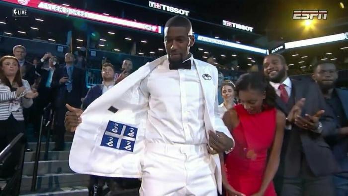 Le basketteur martiniquais Mathias Lessort drafté par les Philadelphia Sixers