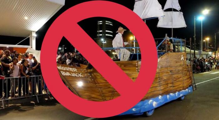Le bwadjak négrier interdit de carnaval
