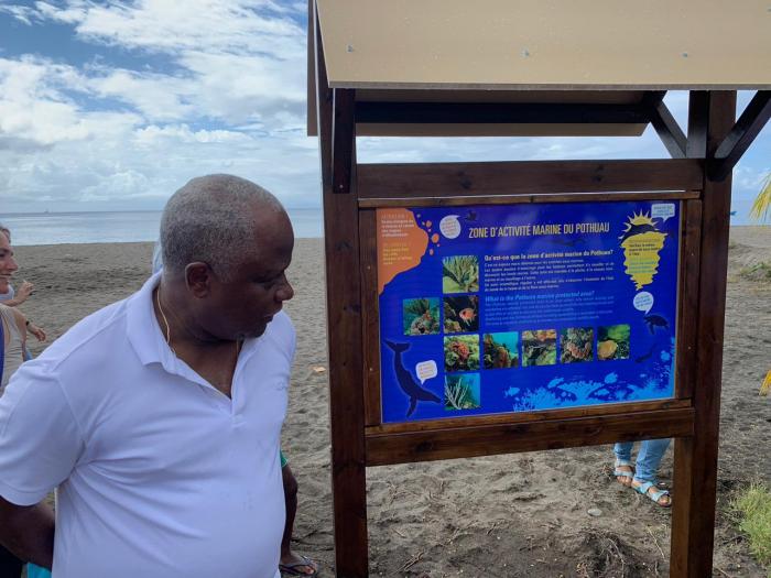 Le Carbet installe officiellement ses deux aires marines