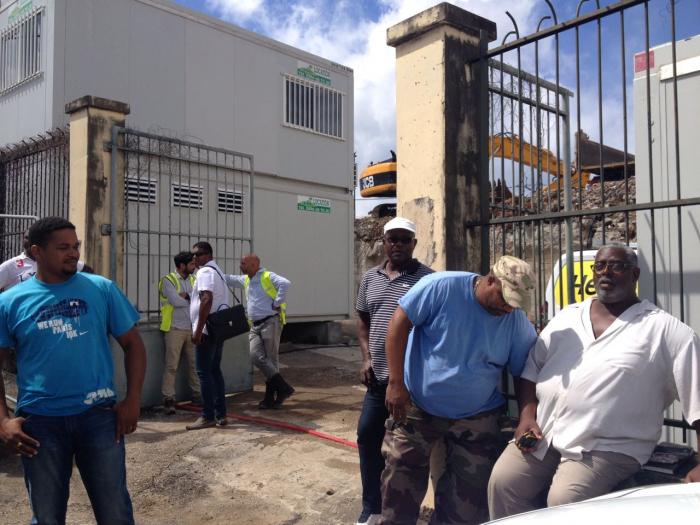 Le chantier du lycée Schoelcher est à l'arrêt