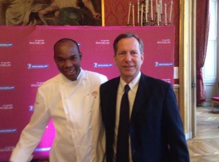 Le chef étoilé Marcel Ravin de passage en Martinique avec Petitrenaud