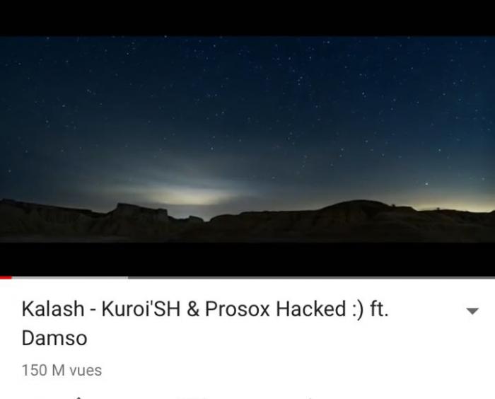 Le compte Youtube de Kalash piraté quelques heures