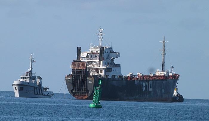 Le Cosette a quitté la baie de Fort-de-France