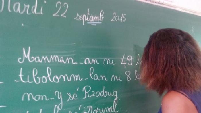 Le créole dans les établissements scolaires