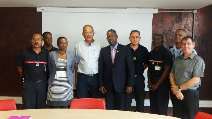 Le directeur général du ministère de l'intérieur et des collectivités territoriales d'Haïti est en Martinique