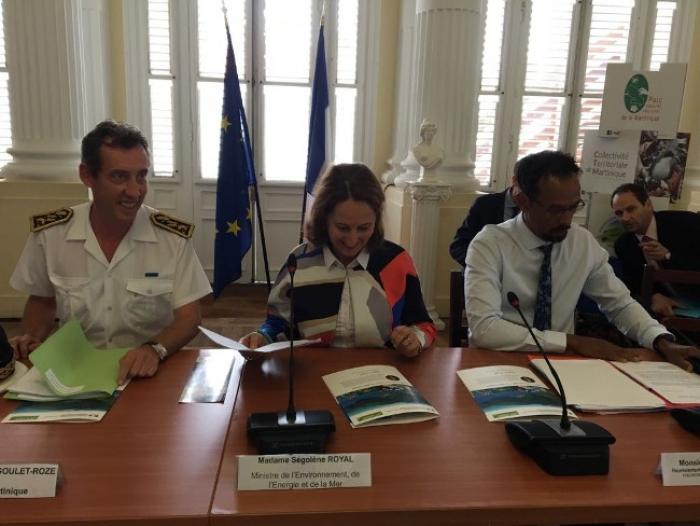 Le décret de création du parc naturel marin de la Martinique bientôt signé par Ségolène Royal