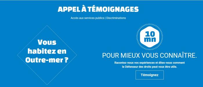 Le défenseur des droits veut mieux vous connaître