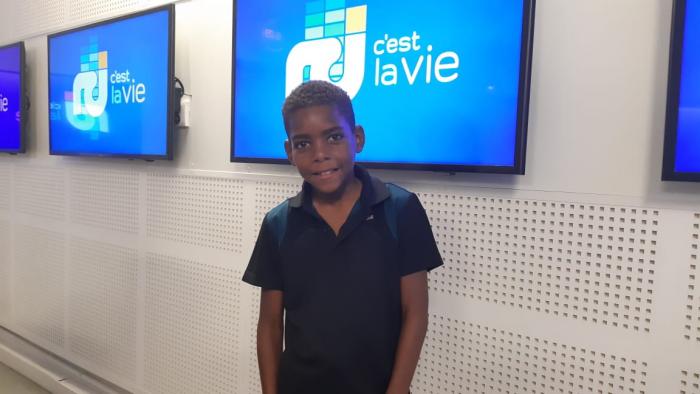 Le jeune nageur Christophe Maleau invité dans l'émission "C'est à vous" avec Rodrigue