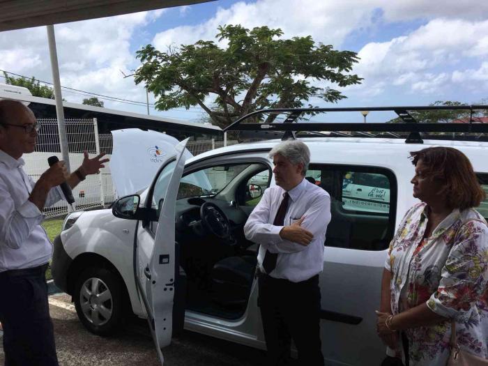 Le lycée Acajou 1 s'équipe d'un véhicule électrique