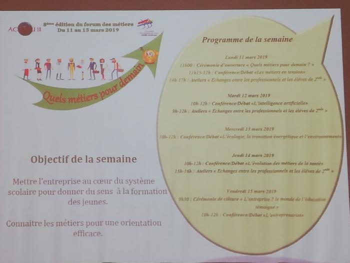 Le lycée Acajou organise son forum des métiers