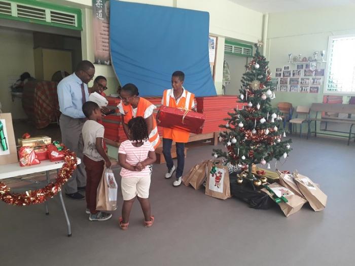 Le Père Noël en avance au Vauclin