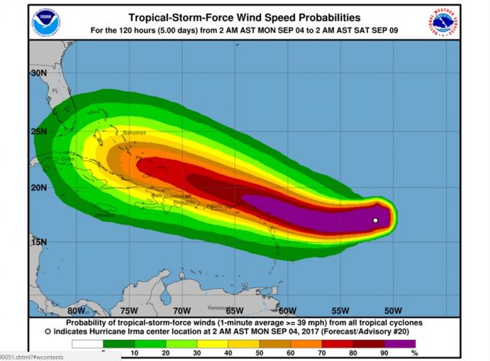 Le point sur IRMA à 6h ce lundi