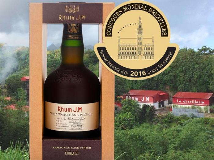 Le rhum JM sacré meilleur spiritueux du Monde