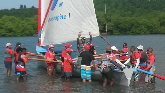 Le roi du Bénin en visite en Martinique