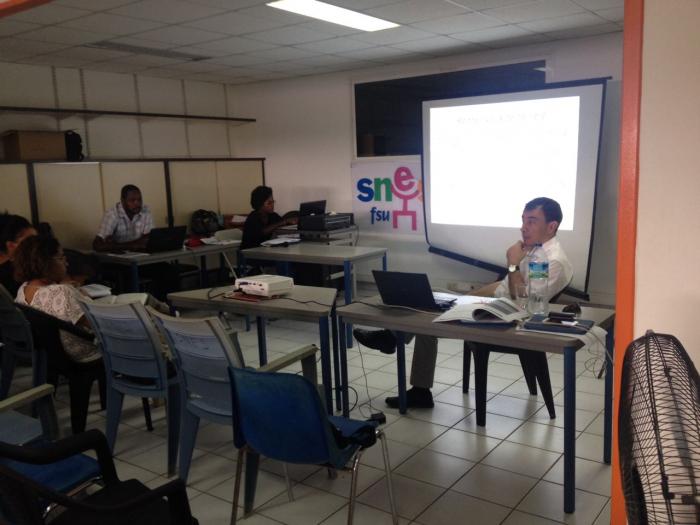 Le secrétaire général adjoint du SNES-FSU est en Martinique