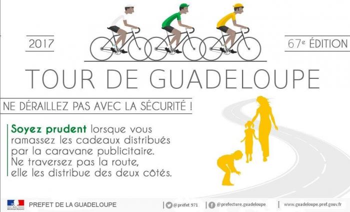 Le Tour cycliste de la Guadeloupe : la sécurité avant tout !