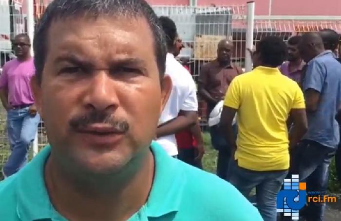 Les agents de Route de Guadeloupe mobilisés