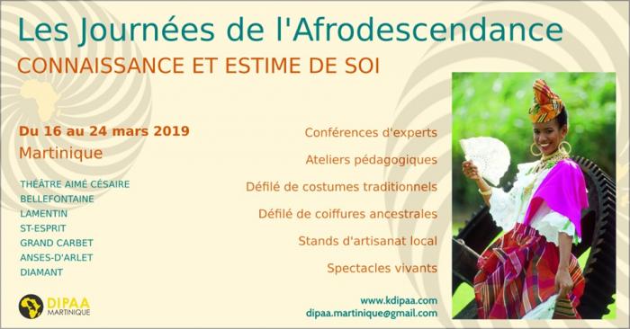 Les journées de l'afrodescendance débutent, ce samedi