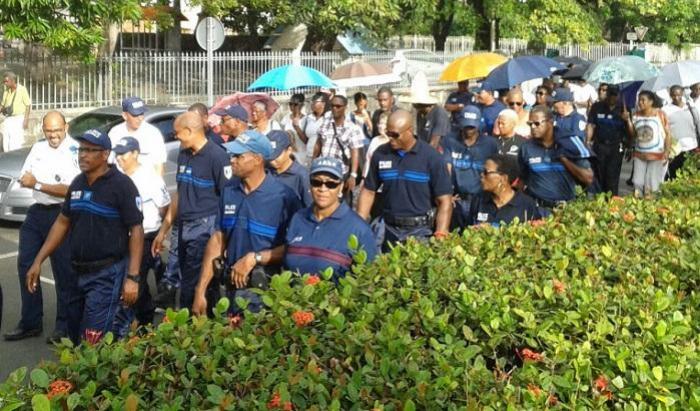 Les policiers municipaux ont rendu hommage à Clarissa Jean-Philippe