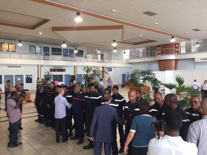 Les pompiers martiniquais sont arrivés à Saint-Martin