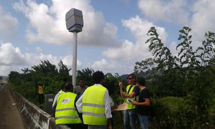 Les radars de la RN1 au Lamentin remplacés. La guerre contre l'insécurité routière est déclarée