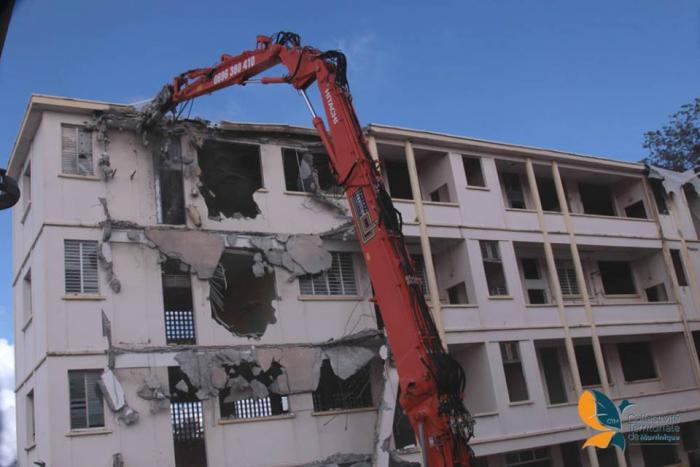 Les travaux de reconstruction du Lycée Schœlcher ont débuté