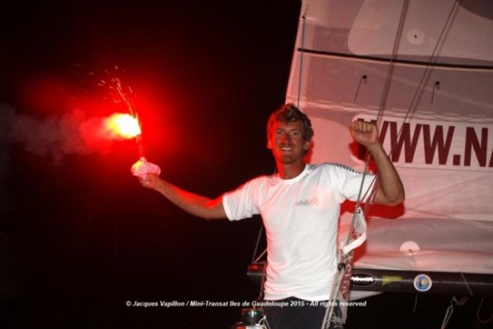 Mini Transat des Iles de Guadeloupe : Frédéric Denis en pôle position