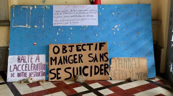 Mobilisation des retraités, ce jeudi matin à Fort-de-France