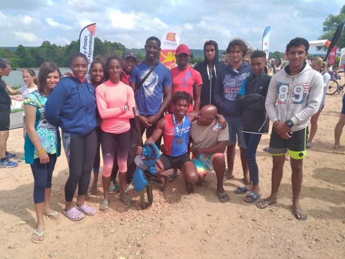 Nassar Dicka, sacré champion de France Junior de kayak