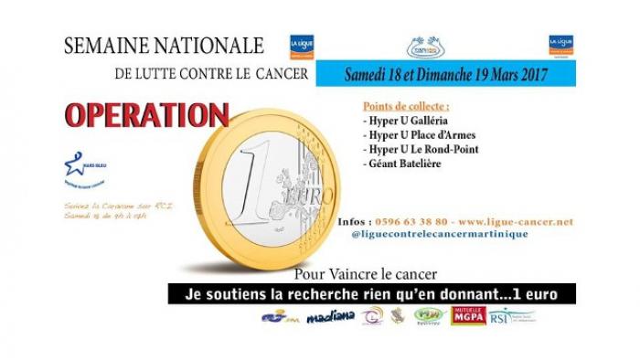 Opération 1 euro pour vaincre le cancer