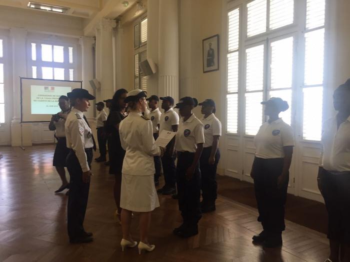 Plusieurs cadets de la République option police nationale récompensés
