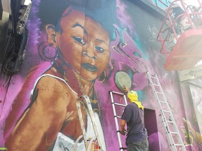 Pointe-à-Pitre : des graffeurs dans la Ville