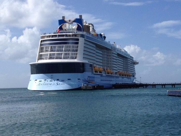 Première escale en Martinique pour «Anthem of the Seas »