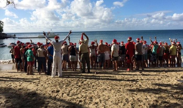 Record raté mais bonne humeur sur la plage !